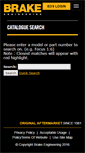 Mobile Screenshot of catalogue.brake-eng.com